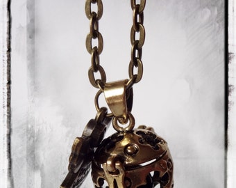 Angel Rufer, wish ball, wish box with agate bead