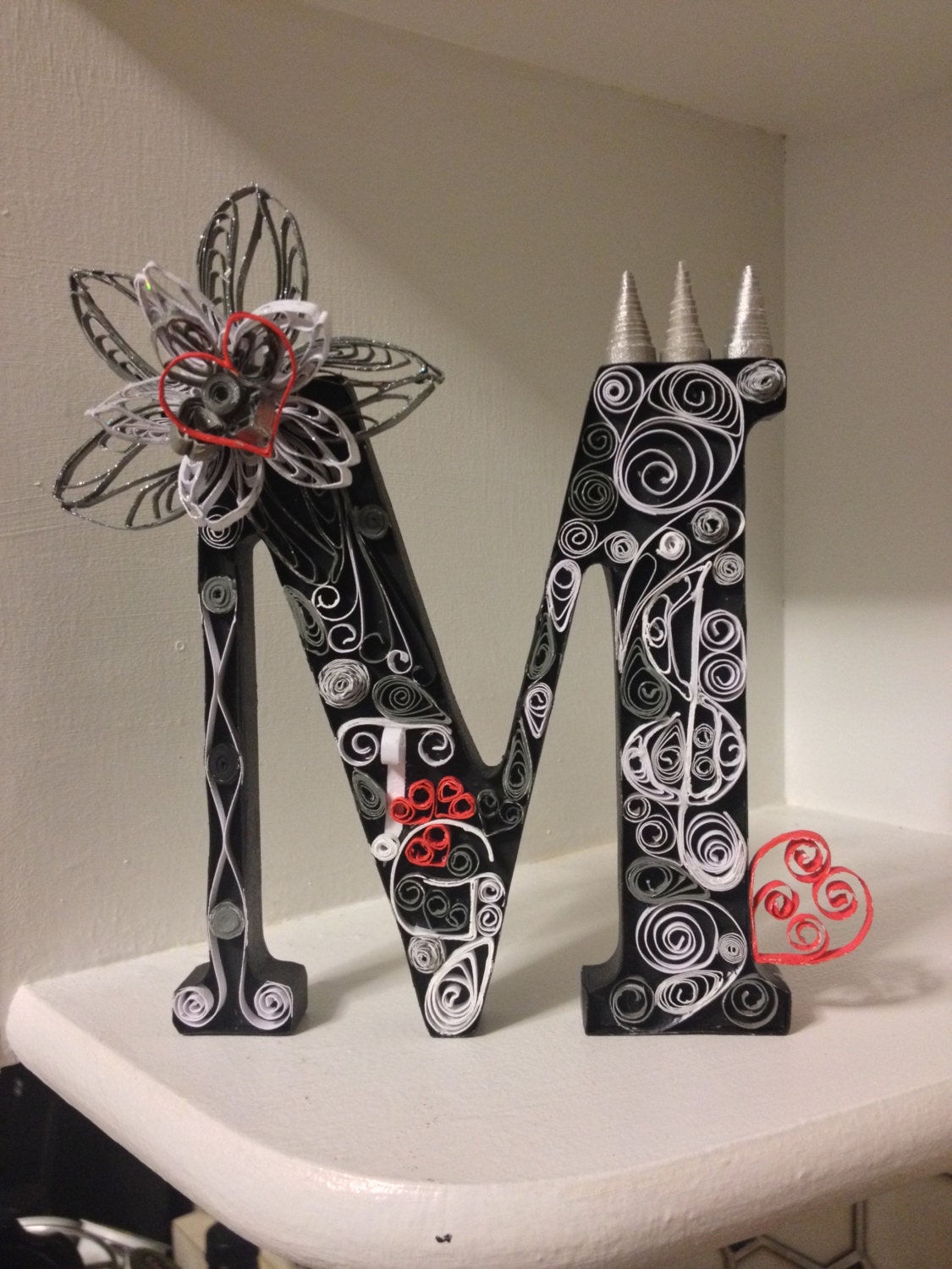 Quilled letter quilled wall art paper quilled art paper