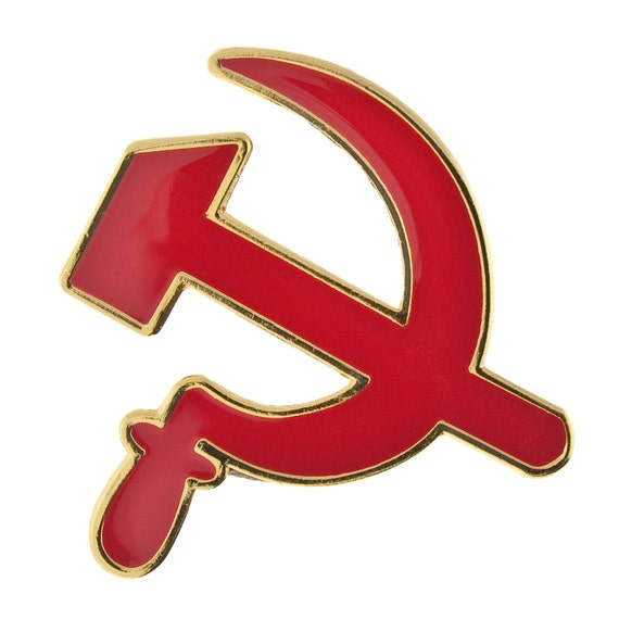 Hammer & Sickle Pin Bulk Only 100 Pins Free Shipping