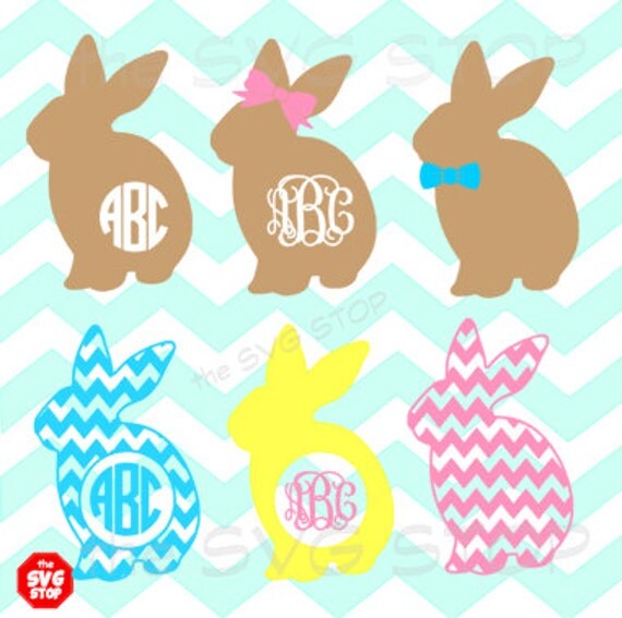 Download Chocolate Bunny Chevron Bunny designs SVG and studio files for