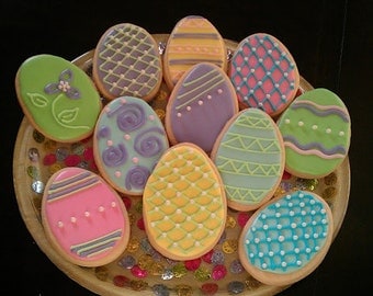Easter Eggs and Chicks Cookies