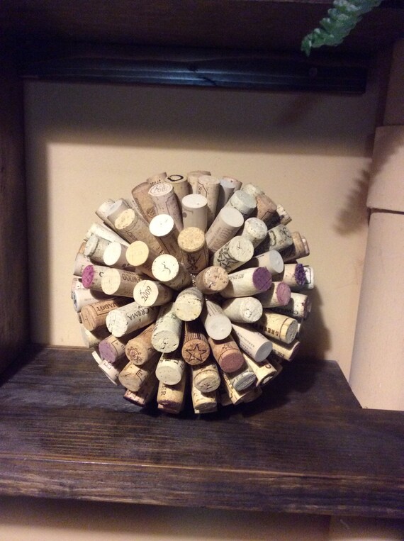 Items similar to Wine cork sphere-large. Great bar accessory! on Etsy