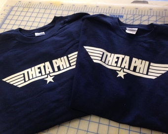 Theta Phi Alpha-Top Gun-Navy Short Sleeve Crew