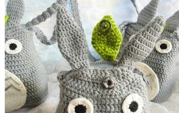 My Neighbor Totoro kawaii Totoro crochet backpackcrochet