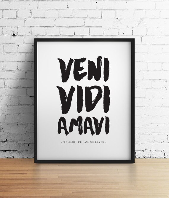 Love Quote Print Black and White Art Wall Decor Romantic