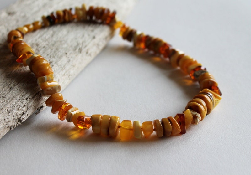 Baltic Amber necklace natural amber knotted necklace