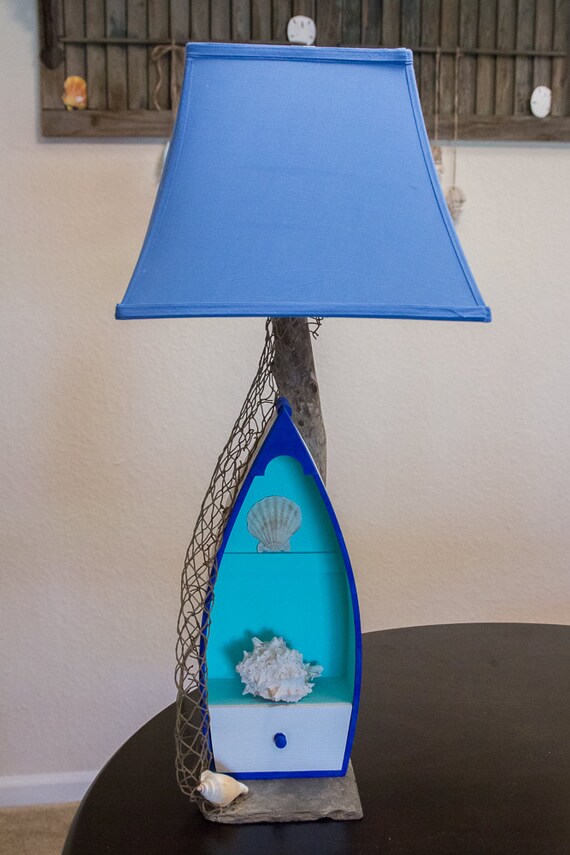 Items similar to Beach Cottage Table Lamp on Etsy