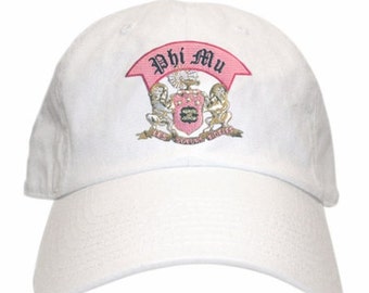 Phi Mu Crest Hat