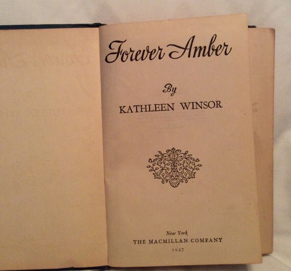 forever amber by kathleen winsor 1945