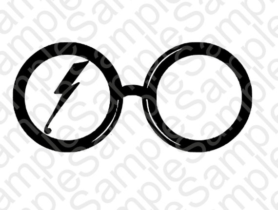 Harry Potter Inspired Glasses SVG and DXF Cut by BrocksPlayhouse