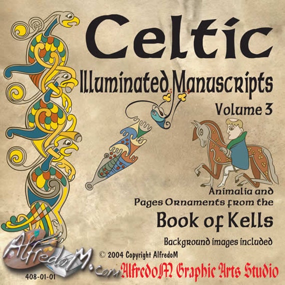 Celtic Illuminated Manuscripts Vol.3 Animalia People