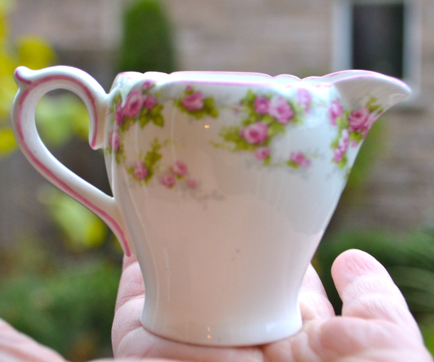 ANTIQUE SHELLEY CHINA Vintage Shelley Creamer Fine Bone China Made in