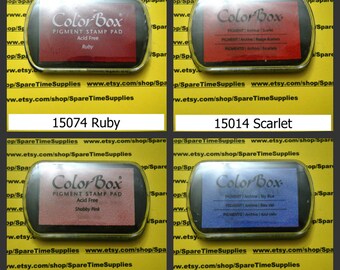Colorbox - Pigment Ink Pad - assorted colors - 1 pkg