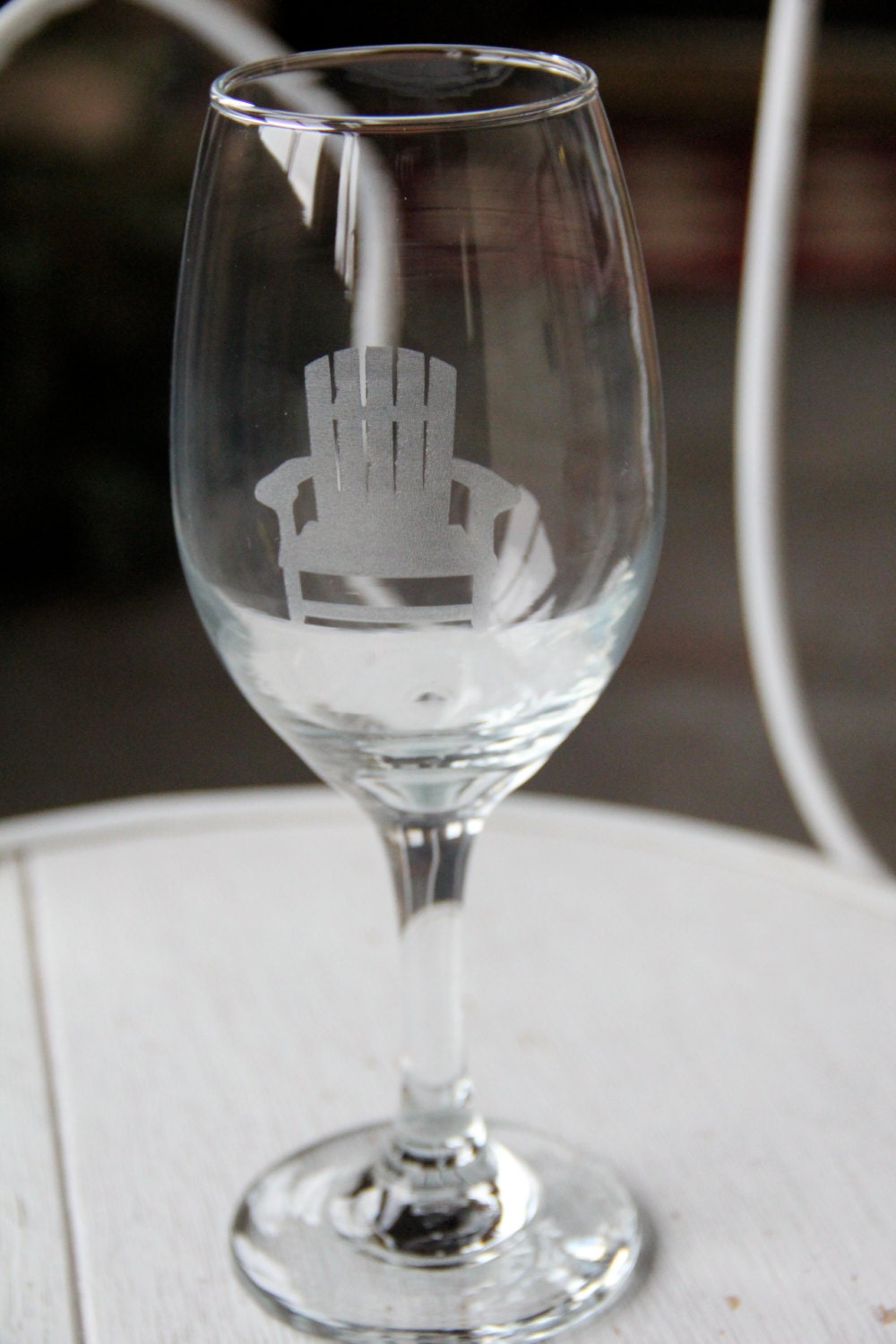 Adirondack Chair Wine Glasses by Rusticblend on Etsy