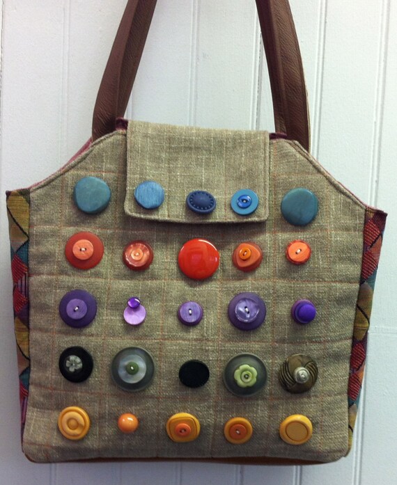 Items similar to The Button Bag on Etsy
