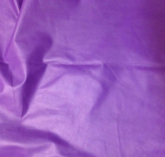 VIOLET PURPLE Supple Lambskin Leather Hide Piece