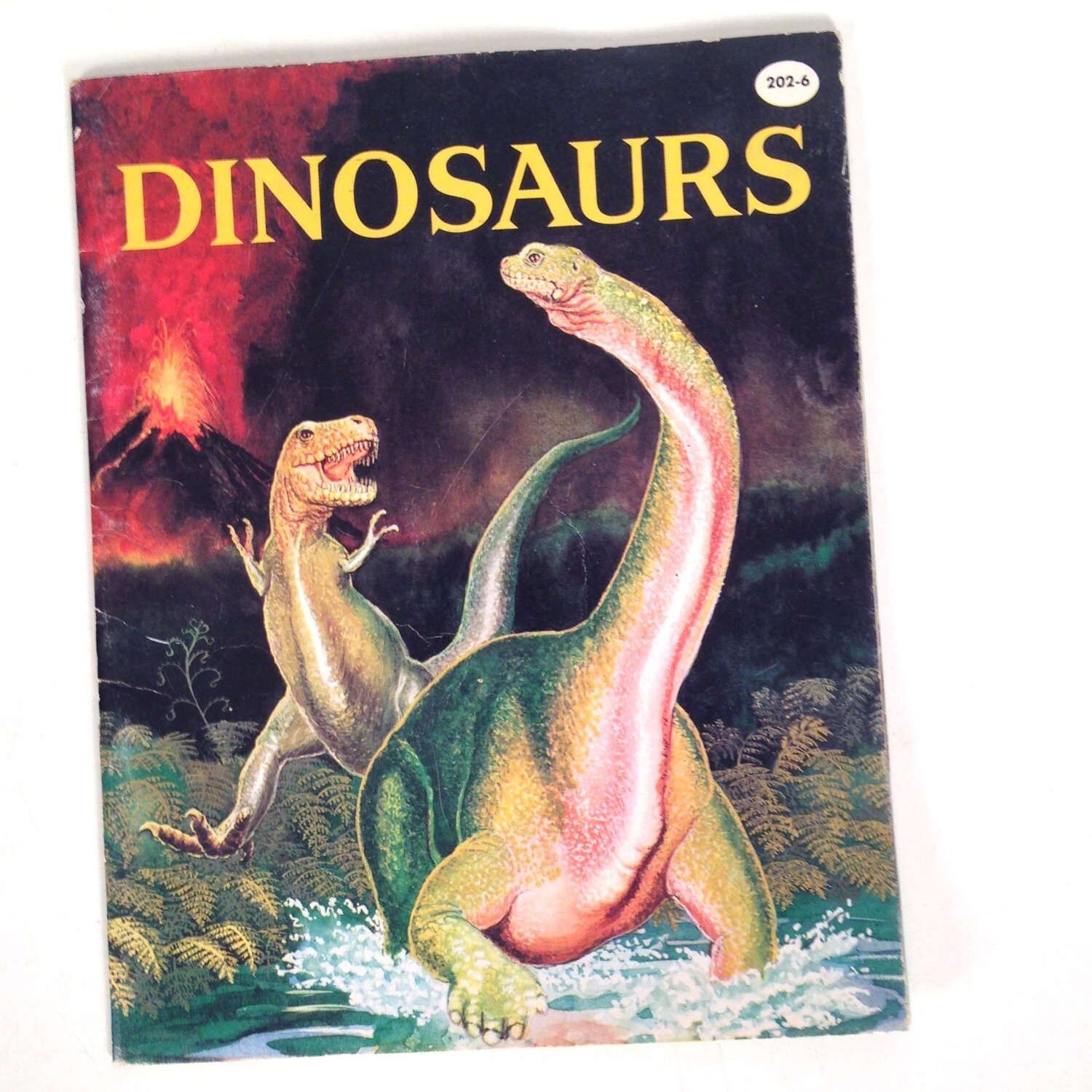 vintage children's book Dinosaurs by Jane by forrestinavintage