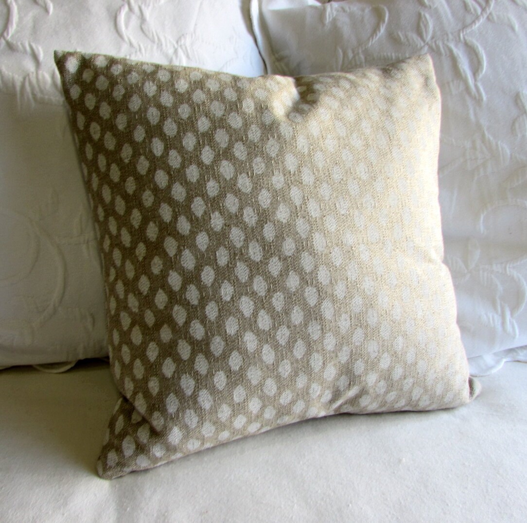 SAHARA CHALK designer fabric pillow cover 18x18 20x20 22x22