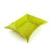 happy hand built porcelain dot tray ... chartreuse