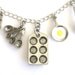 Cooking necklace, bakers necklace, bakers bracelet, frying pan charm, measuring spoon necklace, muffin pan necklace, grater, whisk