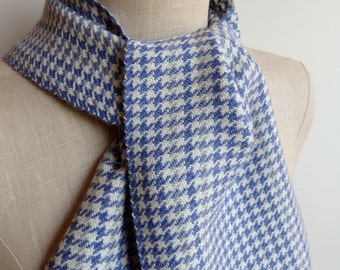 Items similar to HandWoven Scarf Blue and Yellow Cream, Soft Luxurious ...