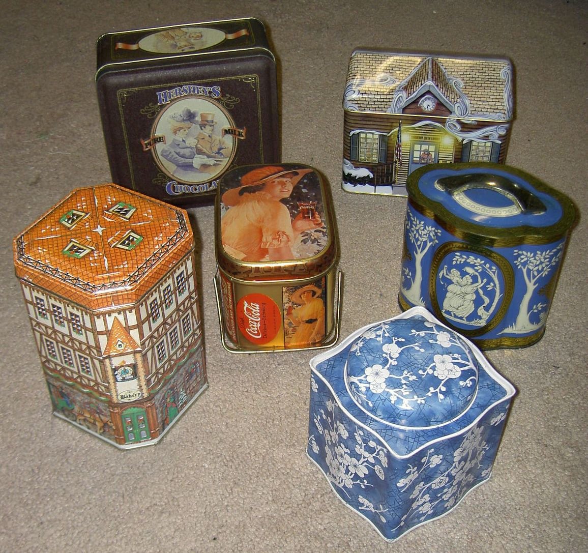 Vintage Decorative Tin Container CocaCola by WendyHue on Etsy