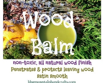 WOOD BALM--LAVENDER--All Natural for Spinning Wheels Wool Combs & Hackles Drum Carders 2 oz