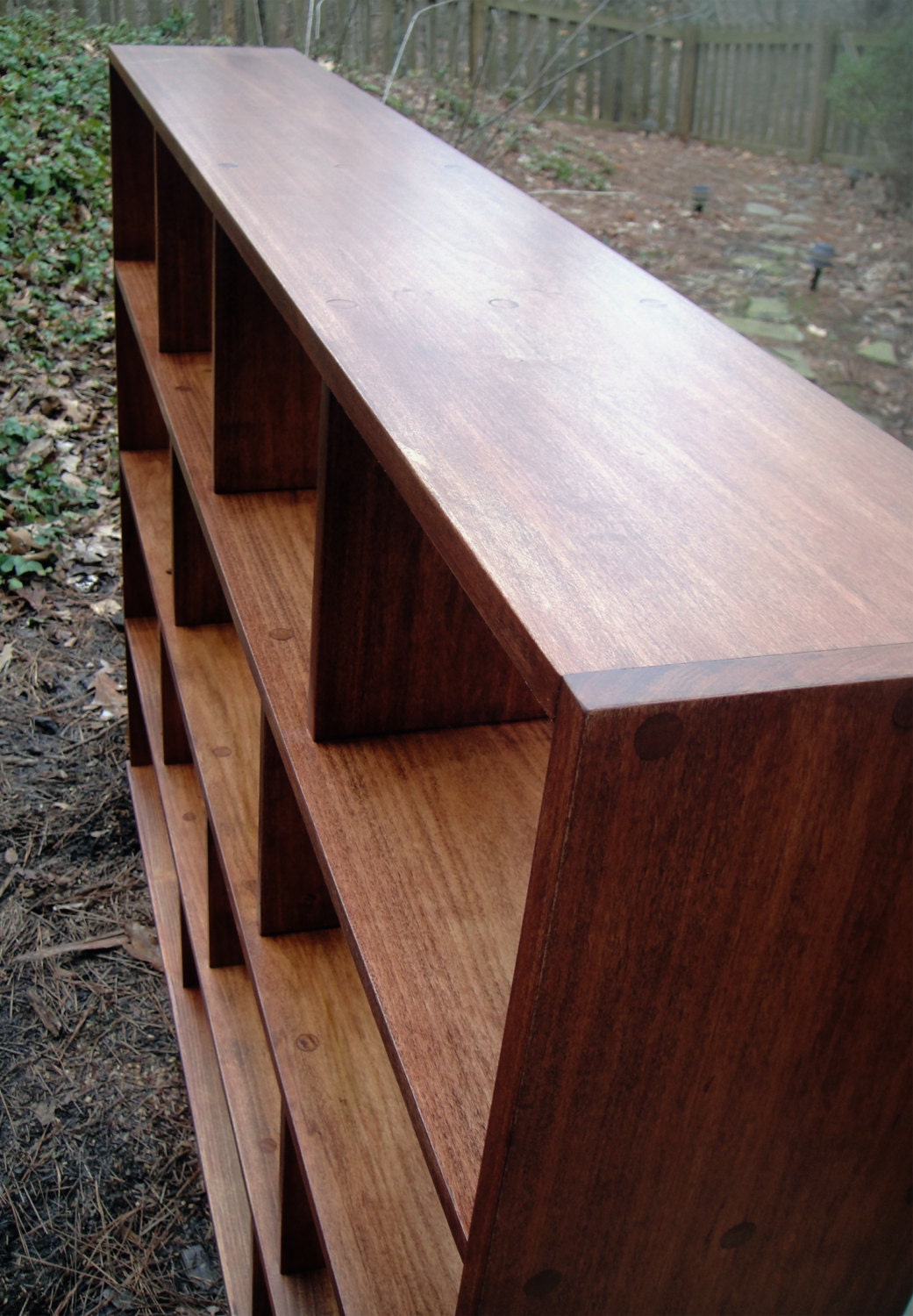 Bookcase Hardwood 60 Inch Wide x 43 Inch High