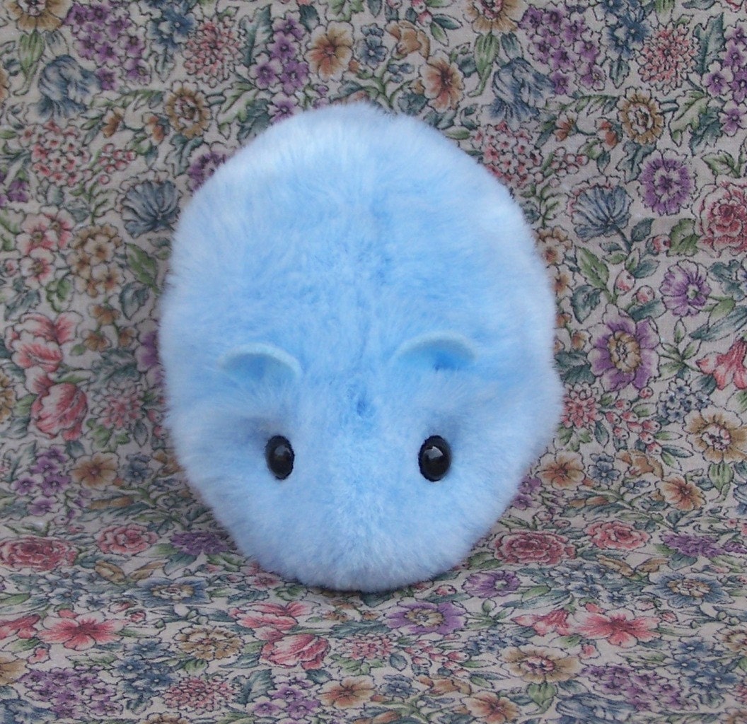 blue hamster soft toy