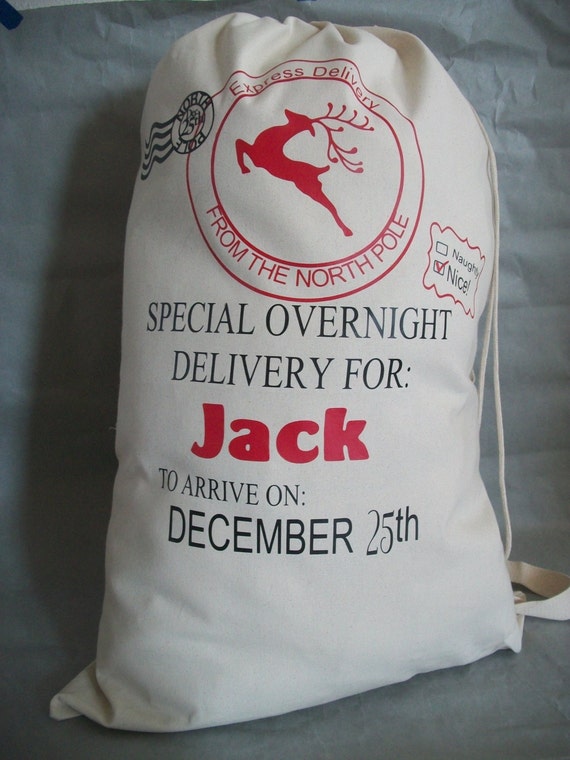 Download Santa sack Santa mail bag Santa delivery bag Christmas