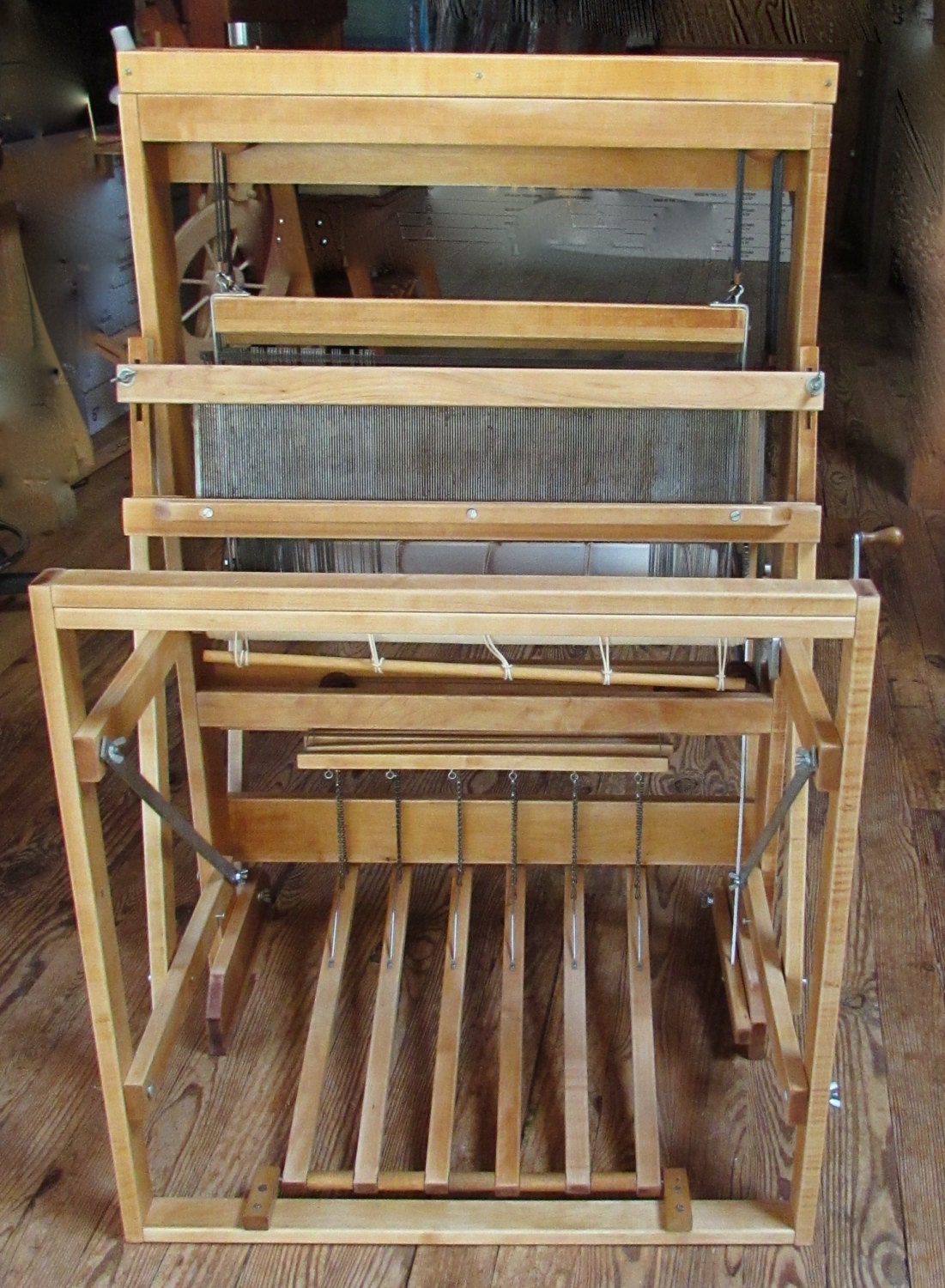 Reserve for Karmin Martin. 4 Harness Harrisville floor loom