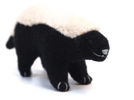 honey badger soft toy