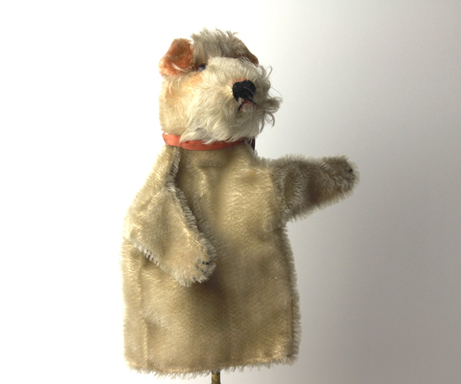 vintage steiff dog hand puppet spotted by thevintagejunkie on Etsy