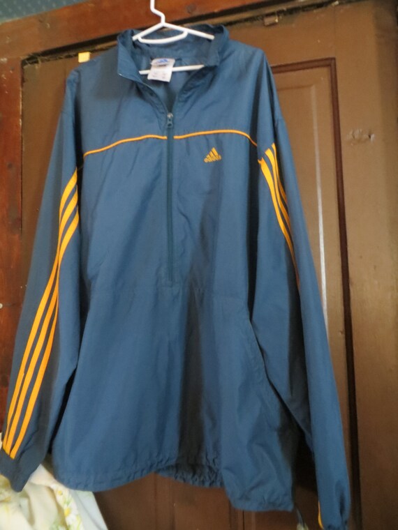 adidas gold windbreaker