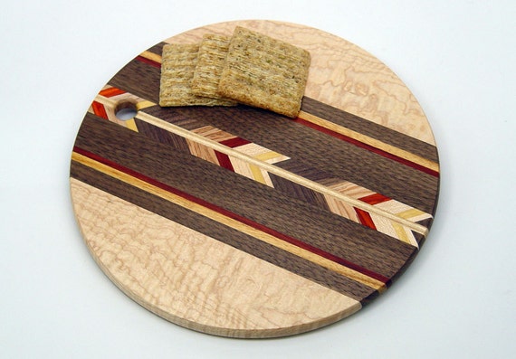 Maple 8 Round Wood Cutting Board r by 866woodguy on Etsy