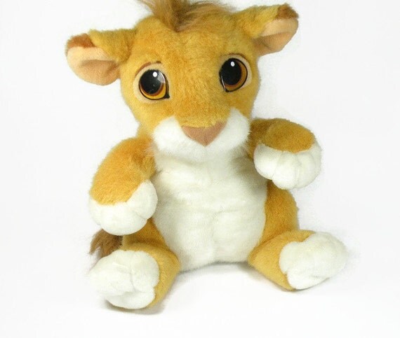 talking simba plush toy