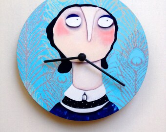 Wallpaper-Kitchen-Clock by Edyta Krabellus