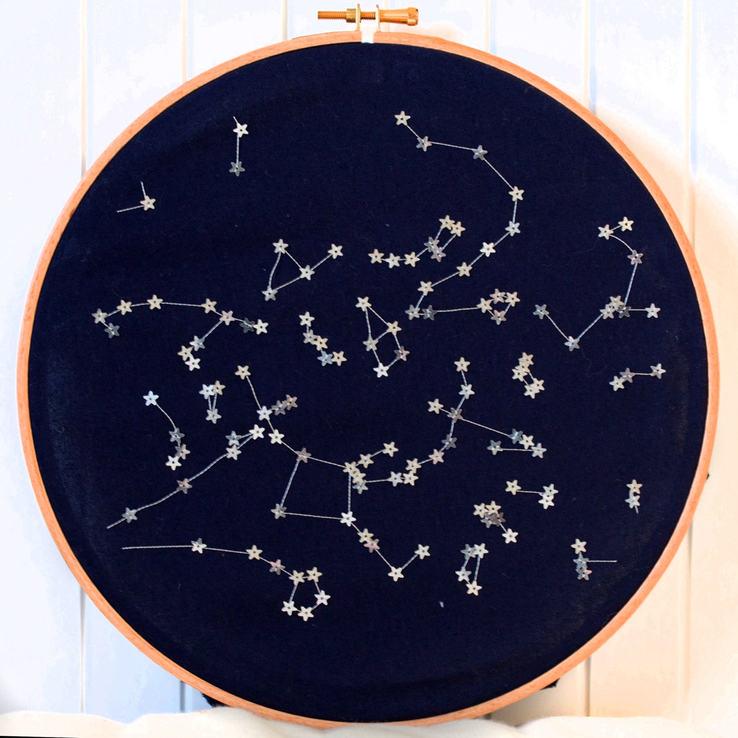 Under These Stars Personalised DIY Embroidery Craft by jerrirose