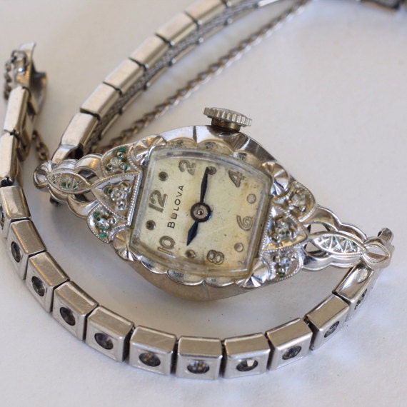 Elegant 1950s Ladies Bulova Watch by CarolsThreads on Etsy