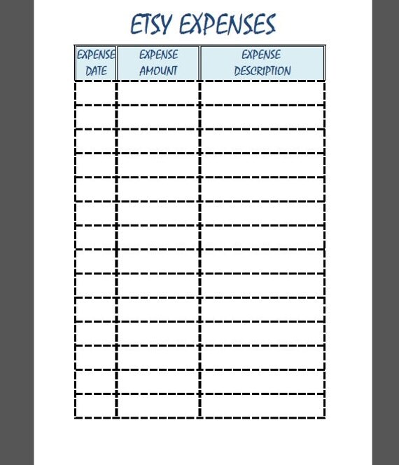 Filofax A5 or Franklin Covey Classic Etsy Business Forms