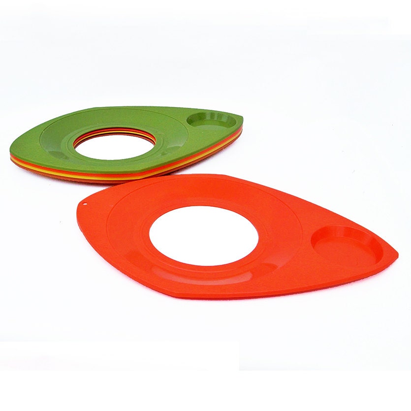 Set of 5 Mid Century Mod Better Maid Paper Plate Trays “Great Retro