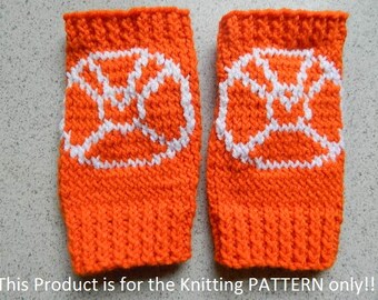 Knitting Pattern: Iron Man Fingerless Gloves