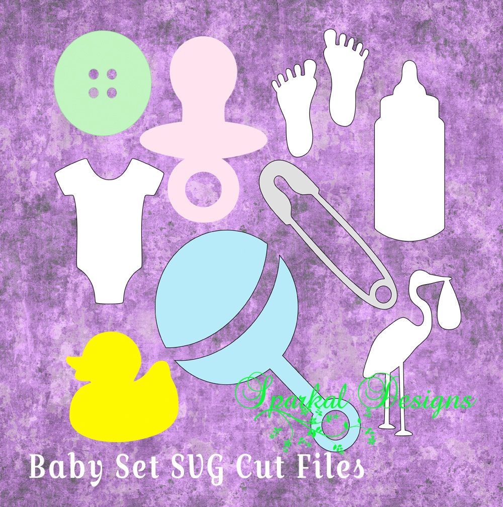 Baby Clipart SVG Cutting Files Baby Rattle by ...