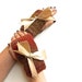 Pure Wool Fingerless Gloves, Crochet Multicolor Rustic Mittens, Earthy Fingerless Hand Warmers with Satin Bows