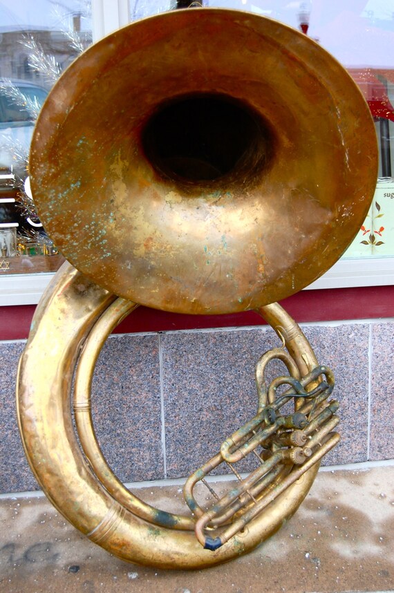 Vintage 1925 Conn sousaphone. Incredible monumental by hazelhome