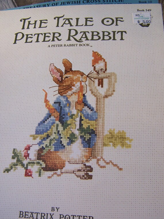 The Tale of Peter Rabbit cross stitch pattern booklet by mrsweir
