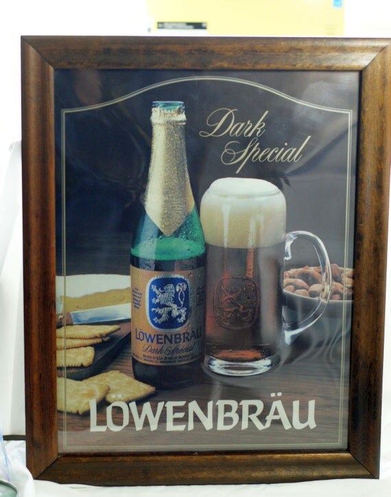 Lowenbrau beer Dark Special Illuminated Wall Sign
