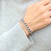 Moonstone Memory Bracelet // Beaded Wrap Bracelet in Bronze and Pale Blue // Coil Bracelet // Gift for Her // Virgo Gift - BJ0013