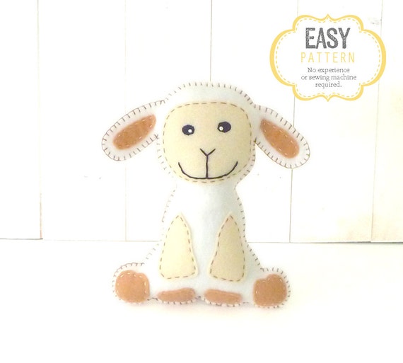 stuffed sheep sewing pattern