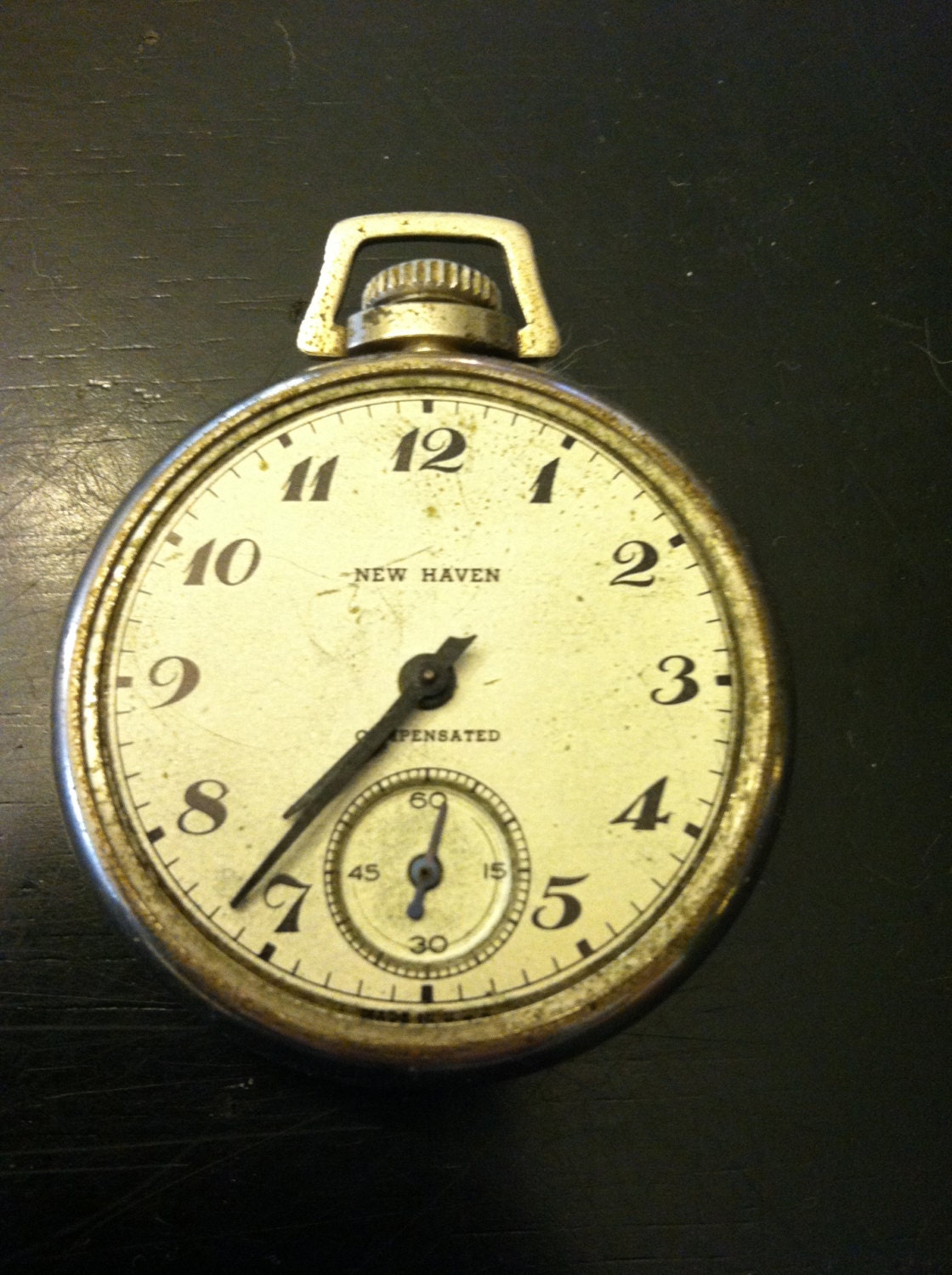 Antique New Haven Pocket Watch by InspiredTreasureNest on Etsy